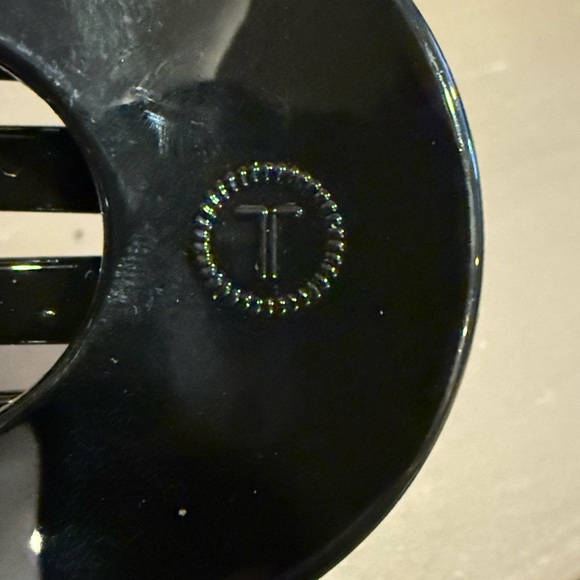 Black Teleties Hair Claw Clip size L - Picture 2 of 4